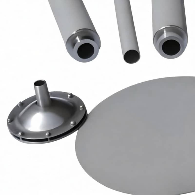 High-temperature resistant stainless steel sintered filter element